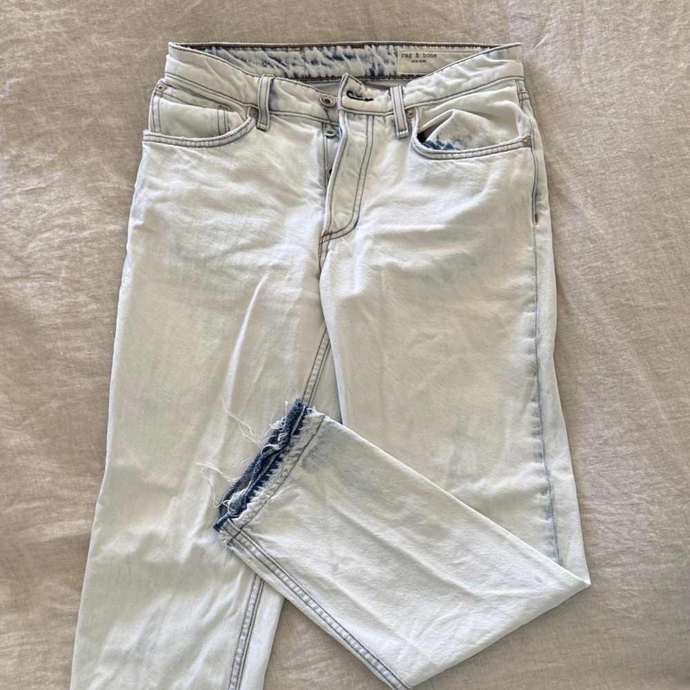 Rag & Bone Light Blue Denim Jeans